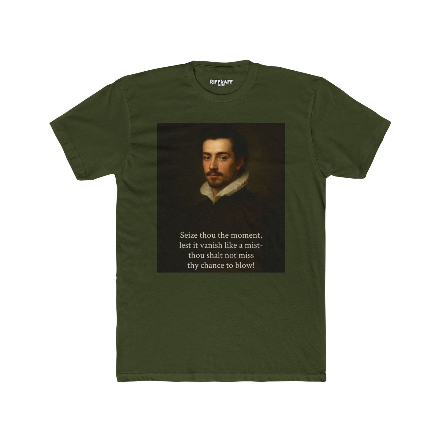 Inspirational Quote Tee, Vintage Aesthetic T-Shirt, Motivational Cotton Crew, Art Lover Gift - Riff Raff Wear
