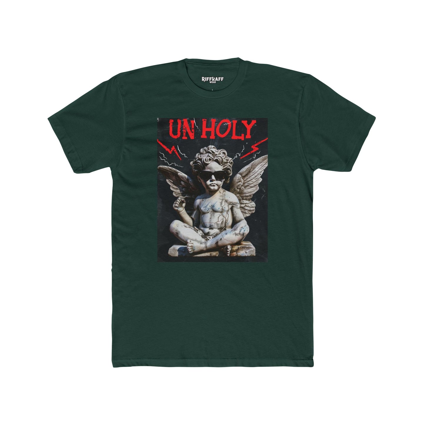 Unisex Cotton Crew Tee - Un Holy Graphic Tee for Bold Style - Riff Raff Wear