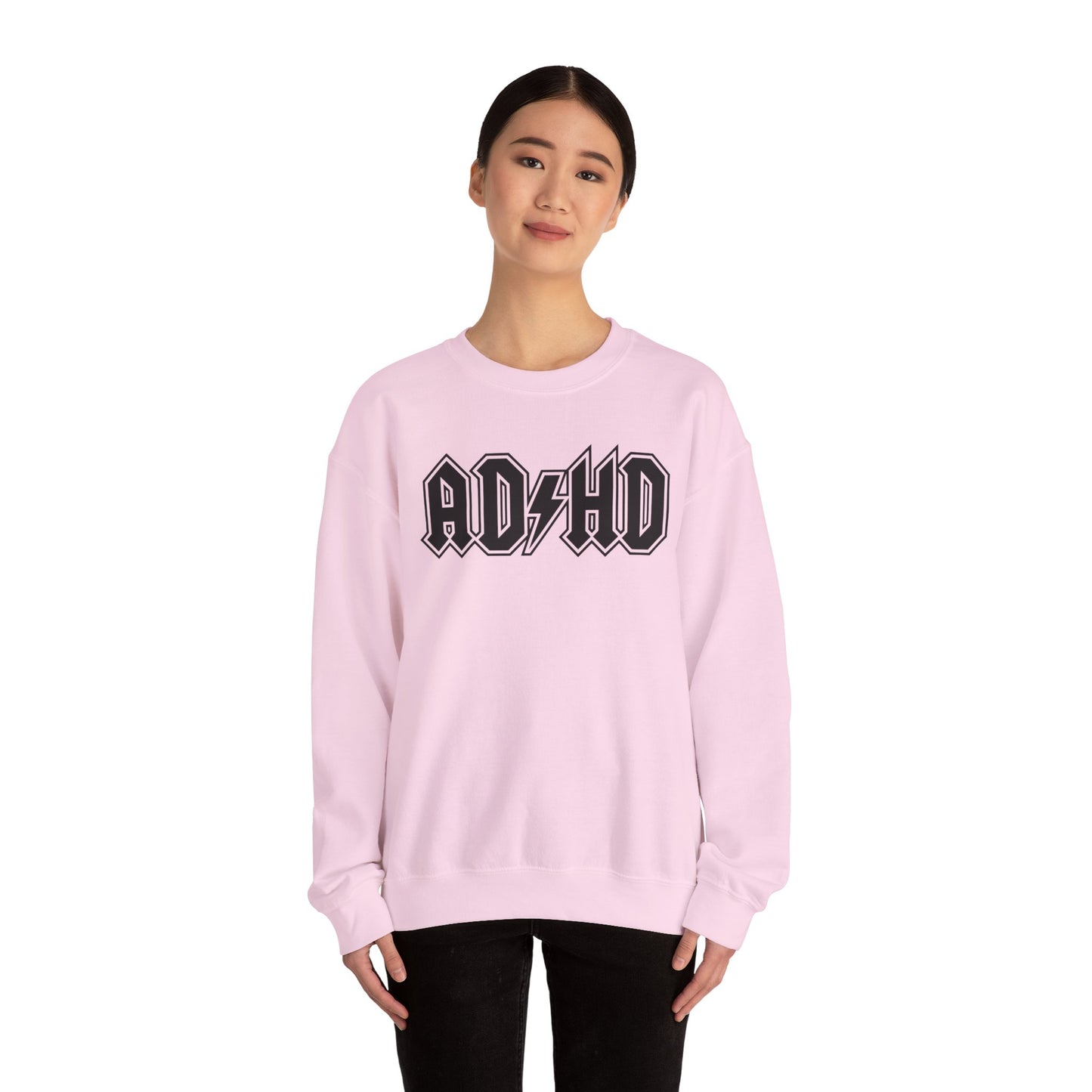 ADHD Graphic Crewneck Sweatshirt - Riff Raff Wear