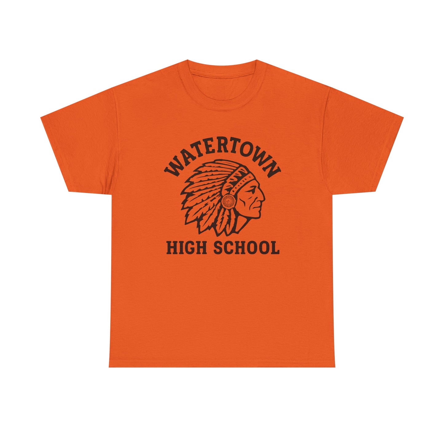 Watertown High School Unisex Heavy Cotton Tee - School Spirit Tee for Students and Alumni