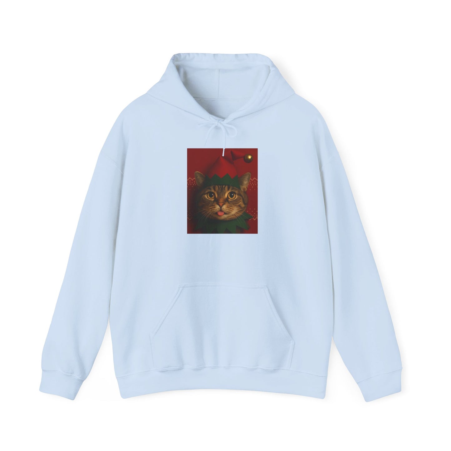 Cat Lover Holiday Hoodie, Cozy Unisex Sweatshirt, Perfect Gift for Cat Enthusiasts, Ideal for Winter Celebrations, Cute Cat Design - Riff Raff Wear