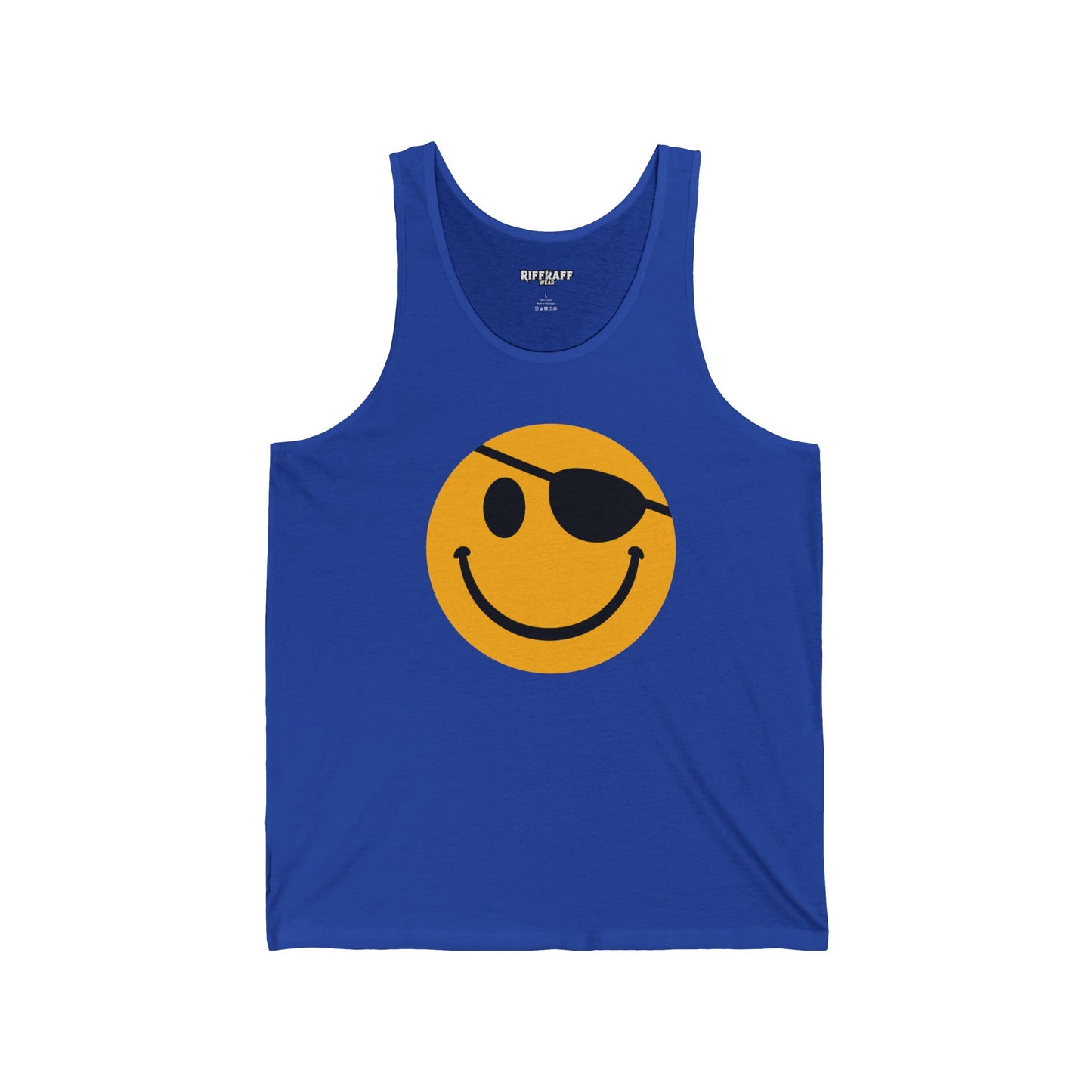 Pirate Smile Unisex Tank Top - Fun Summer Apparel - Riff Raff Wear
