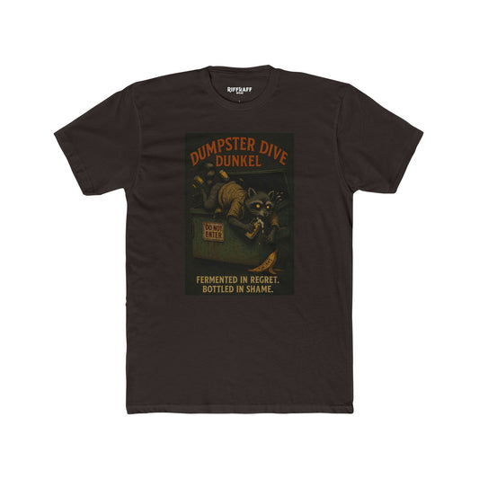Funny Dumpster Dive Brew Unisex Cotton Crew Tee - Riff Raff Wear Underground