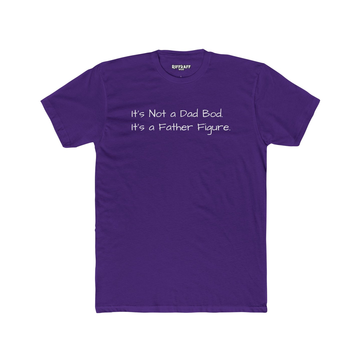 Father Figure Unisex Cotton Crew Tee - Perfect for Father's Day & Everyday Wear - Riff Raff Wear