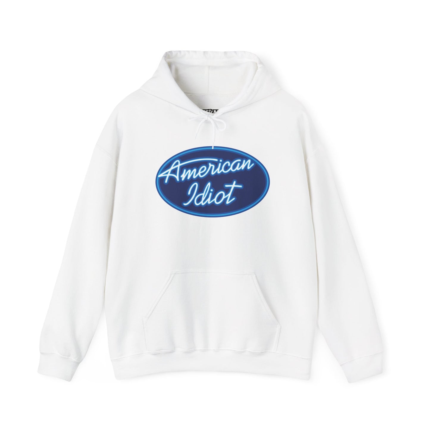 Parody Logo Series - American Idiot Neon Hoodie - Unisex Heavy Blend™ Sweatshirt - Riff Raff Wear