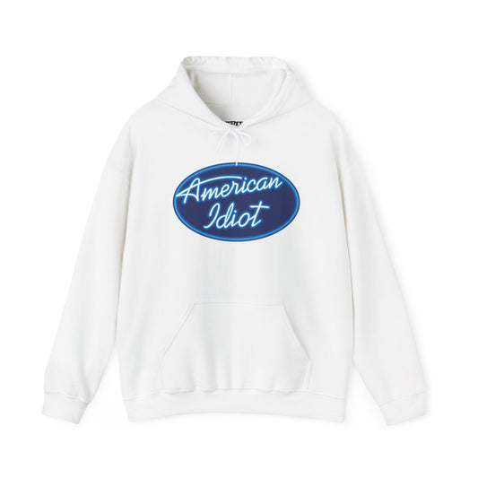 Parody Logo Series - American Idiot Neon Hoodie - Unisex Heavy Blend™ Sweatshirt - Riff Raff Wear
