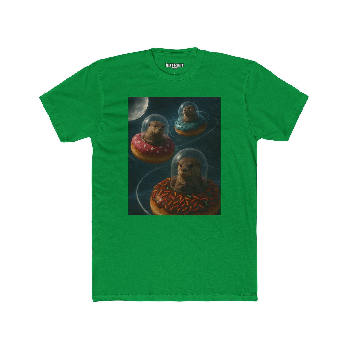 Otter Space Unisex Cotton Crew Tee - Riff Raff Wear