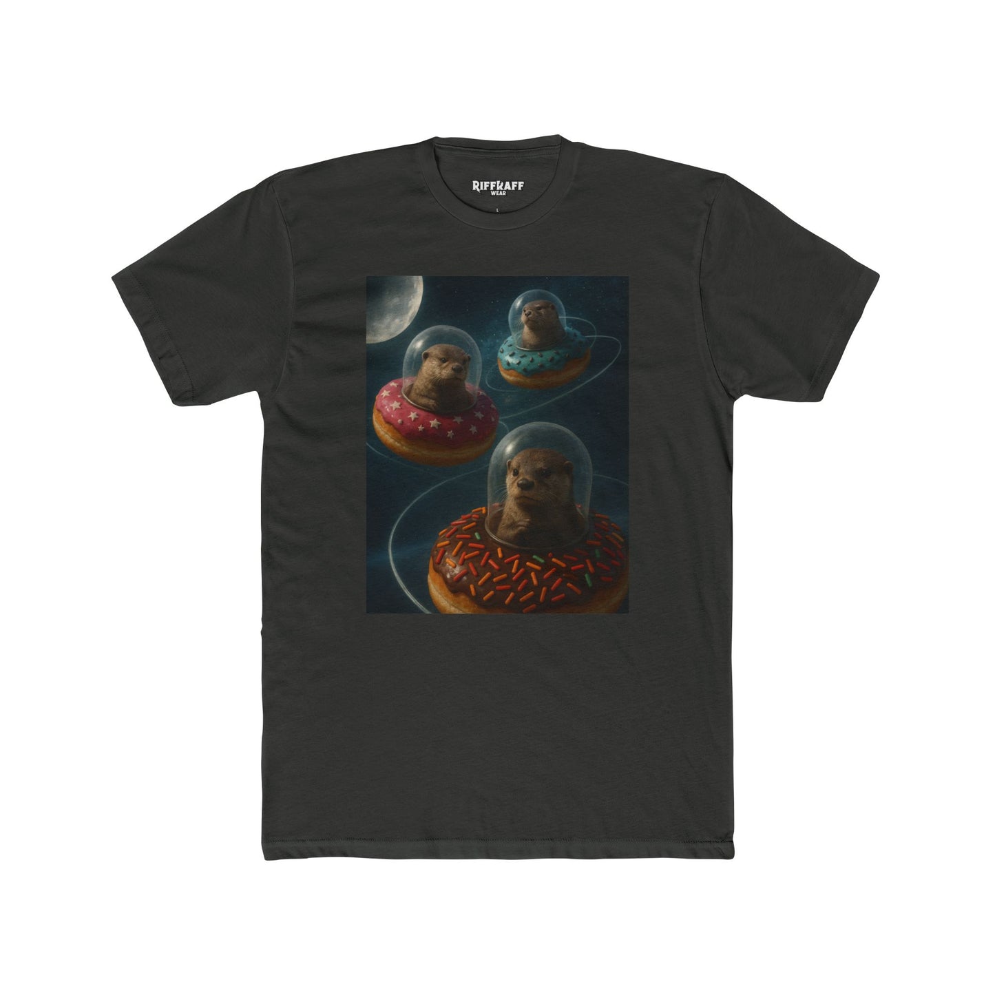 Otter Space Unisex Cotton Crew Tee - Riff Raff Wear