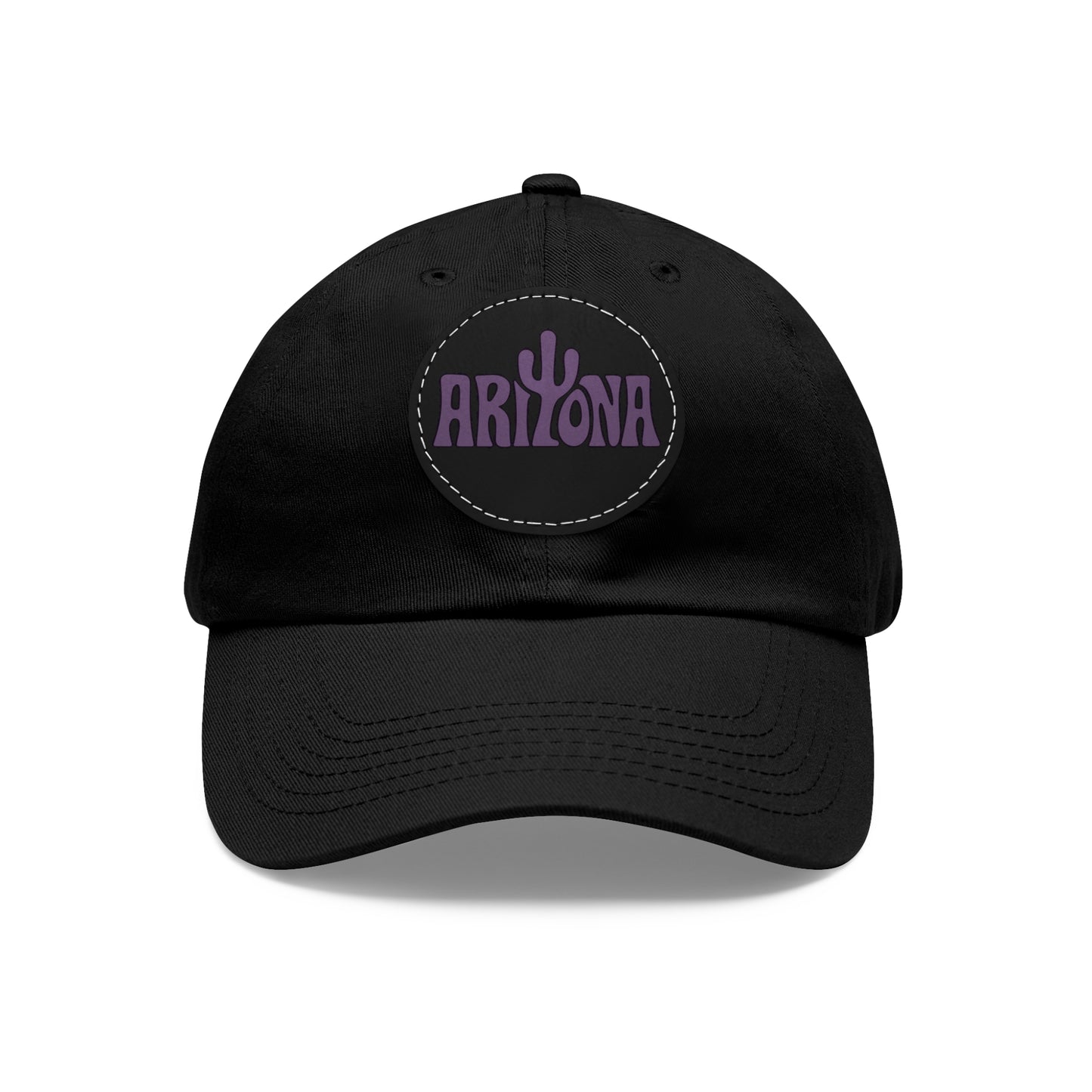 Arizona Dad Hat with Leather Patch - Casual & Stylish Cap