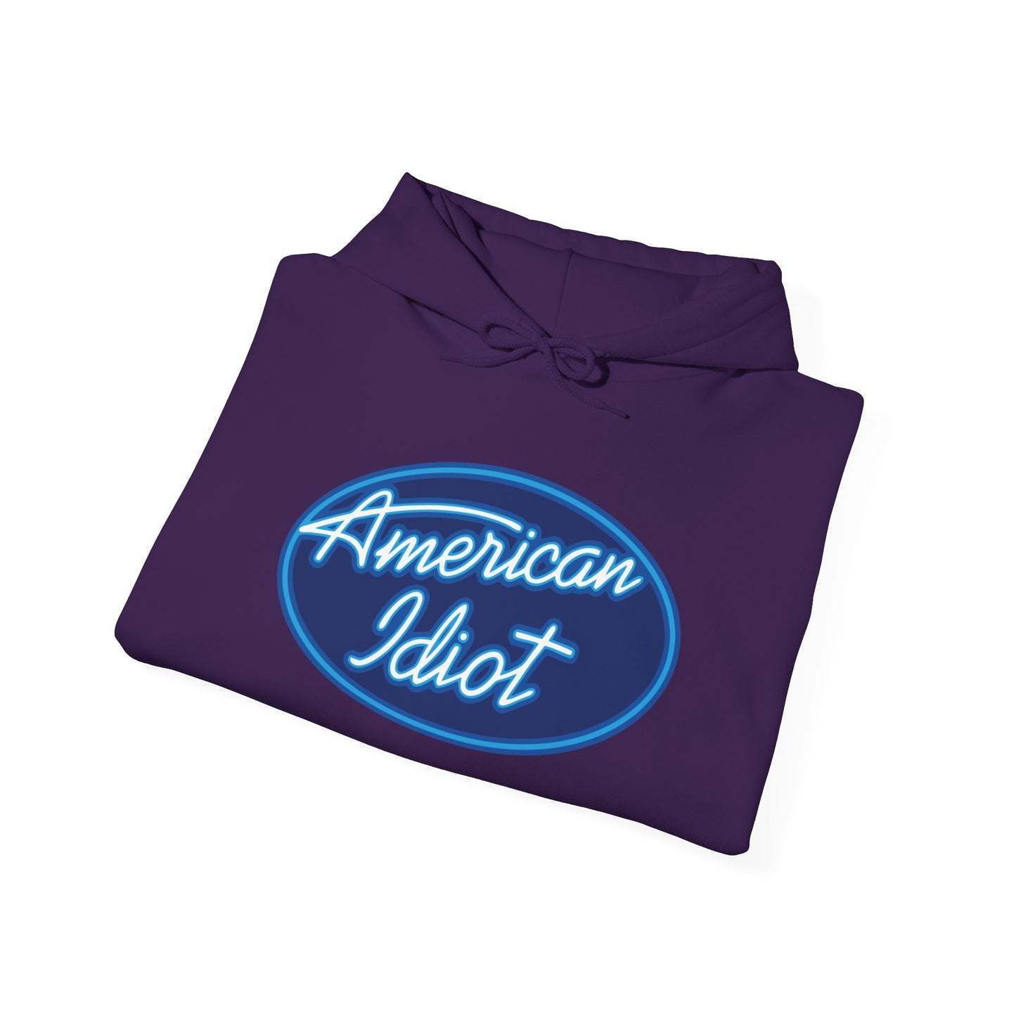 Parody Logo Series - American Idiot Neon Hoodie - Unisex Heavy Blend™ Sweatshirt - Riff Raff Wear