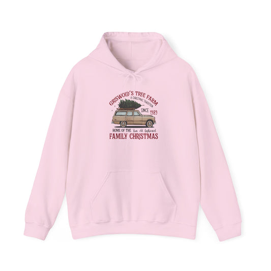 Family Christmas Vintage Hoodie, Unisex Heavy Blend Sweatshirt, Cozy Holiday Apparel, Perfect Winter Gift - Riff Raff Wear
