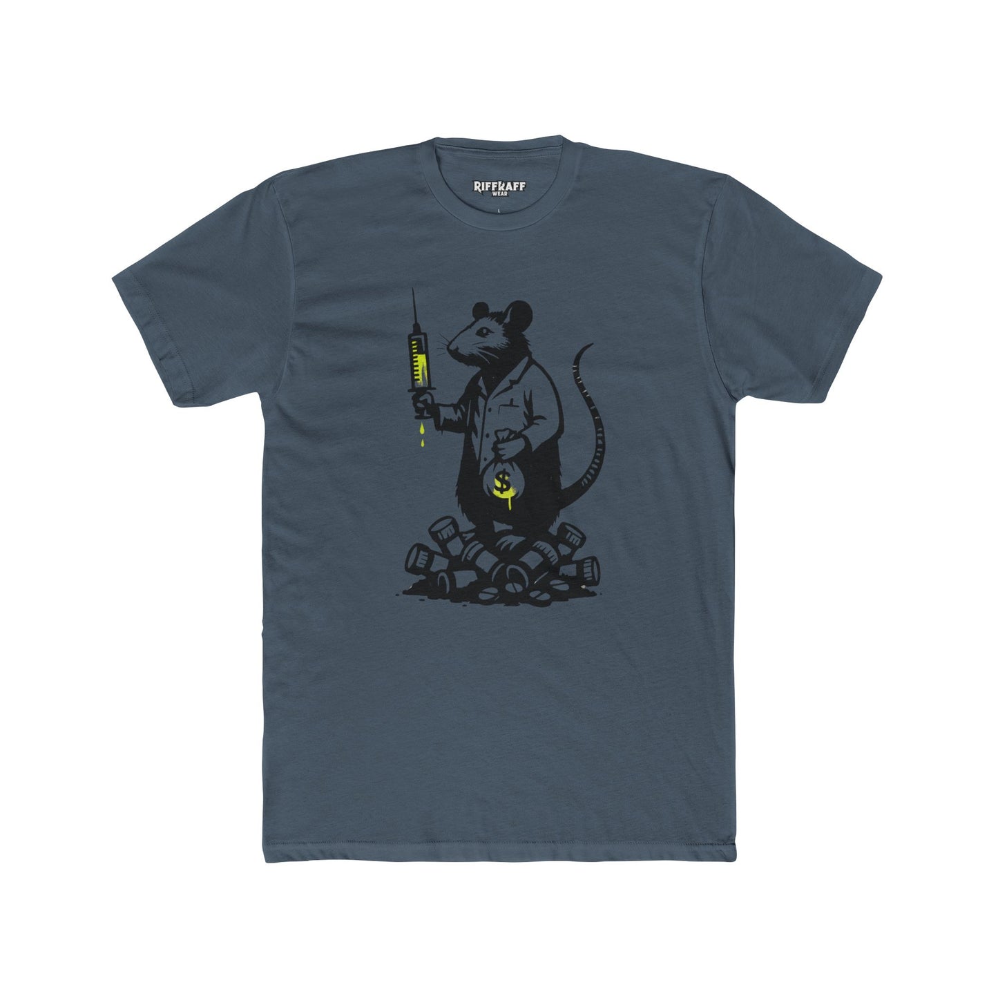 Rat Doctor Unisex Cotton Crew Tee - Statment T-Shirt - Riff Raff Wear
