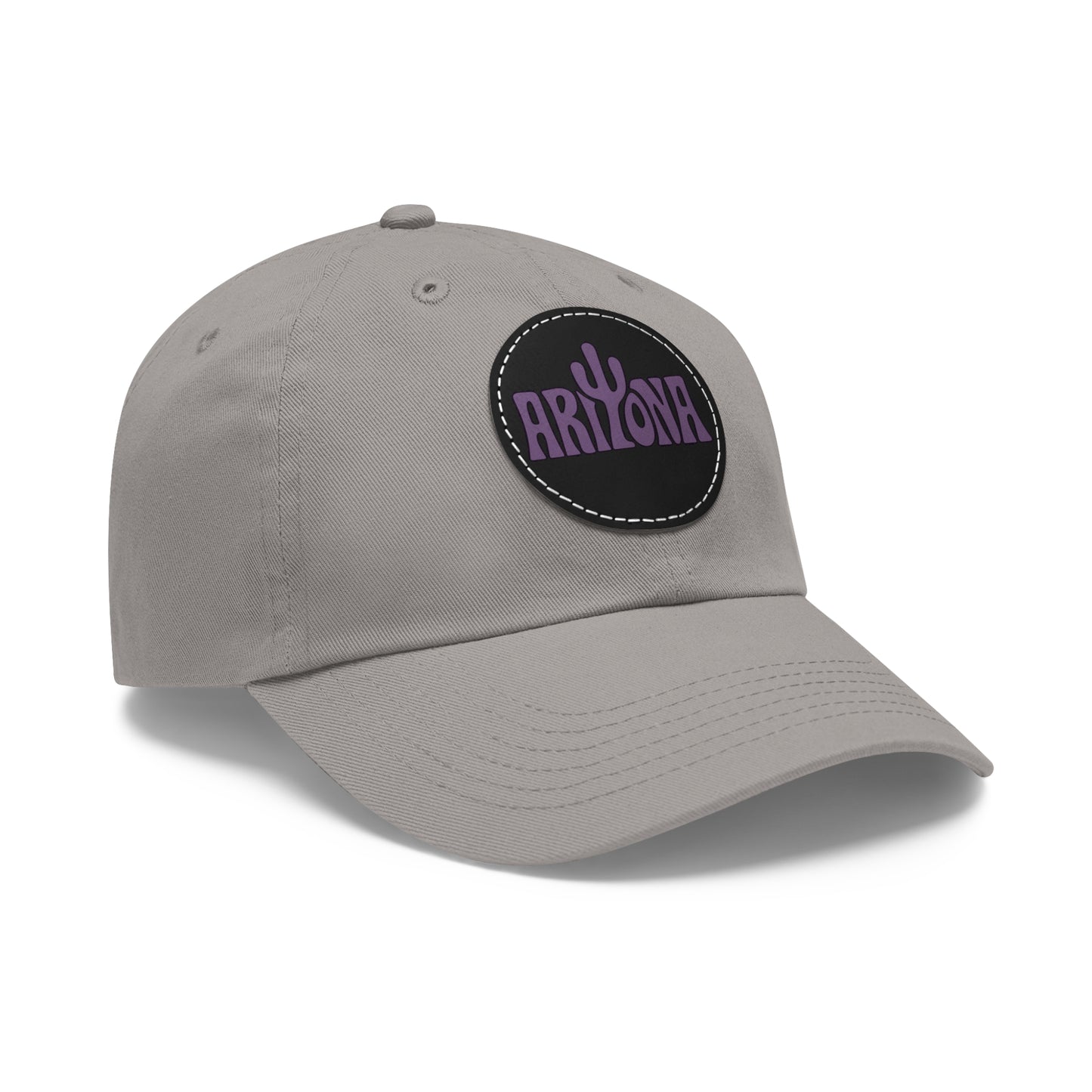 Arizona Dad Hat with Leather Patch - Casual & Stylish Cap