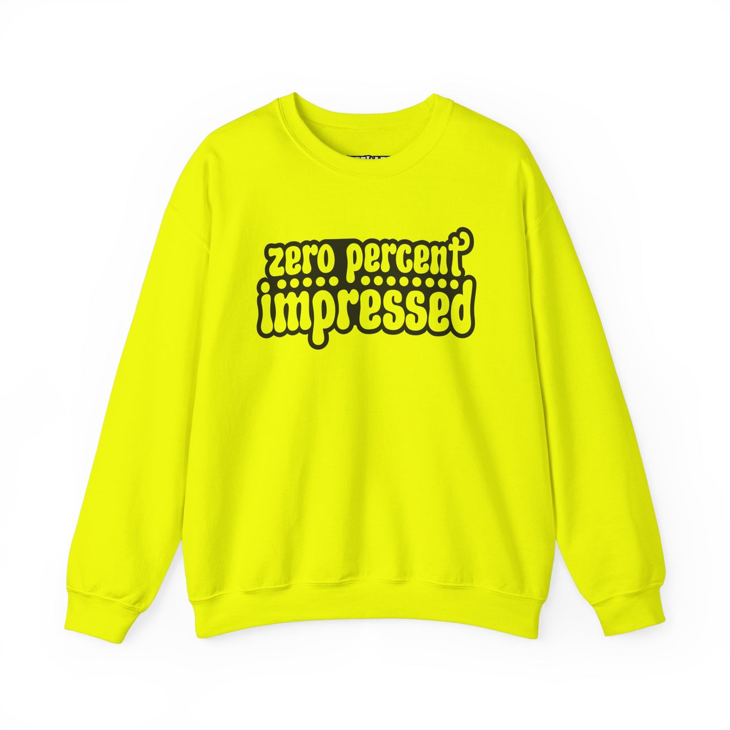 Unisex Heavy Blend™ Crewneck Sweatshirt - "Zero Percent Impressed" - Riff Raff Wear