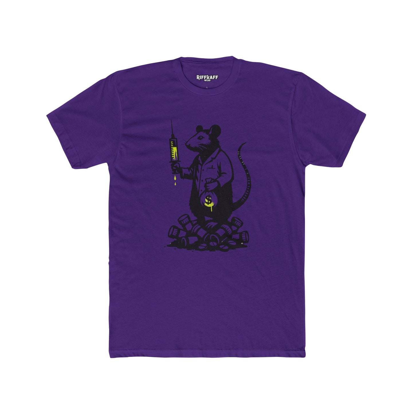 Rat Doctor Unisex Cotton Crew Tee - Statment T-Shirt - Riff Raff Wear