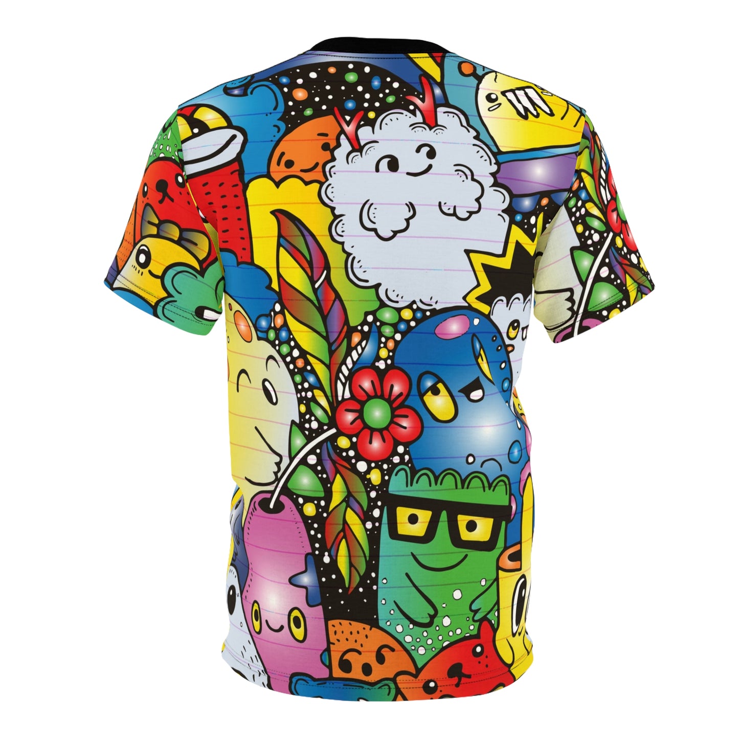Streetwear - Doodle Me - Unisex Cut & Sew Tee (AOP) - Riff Raff Wear