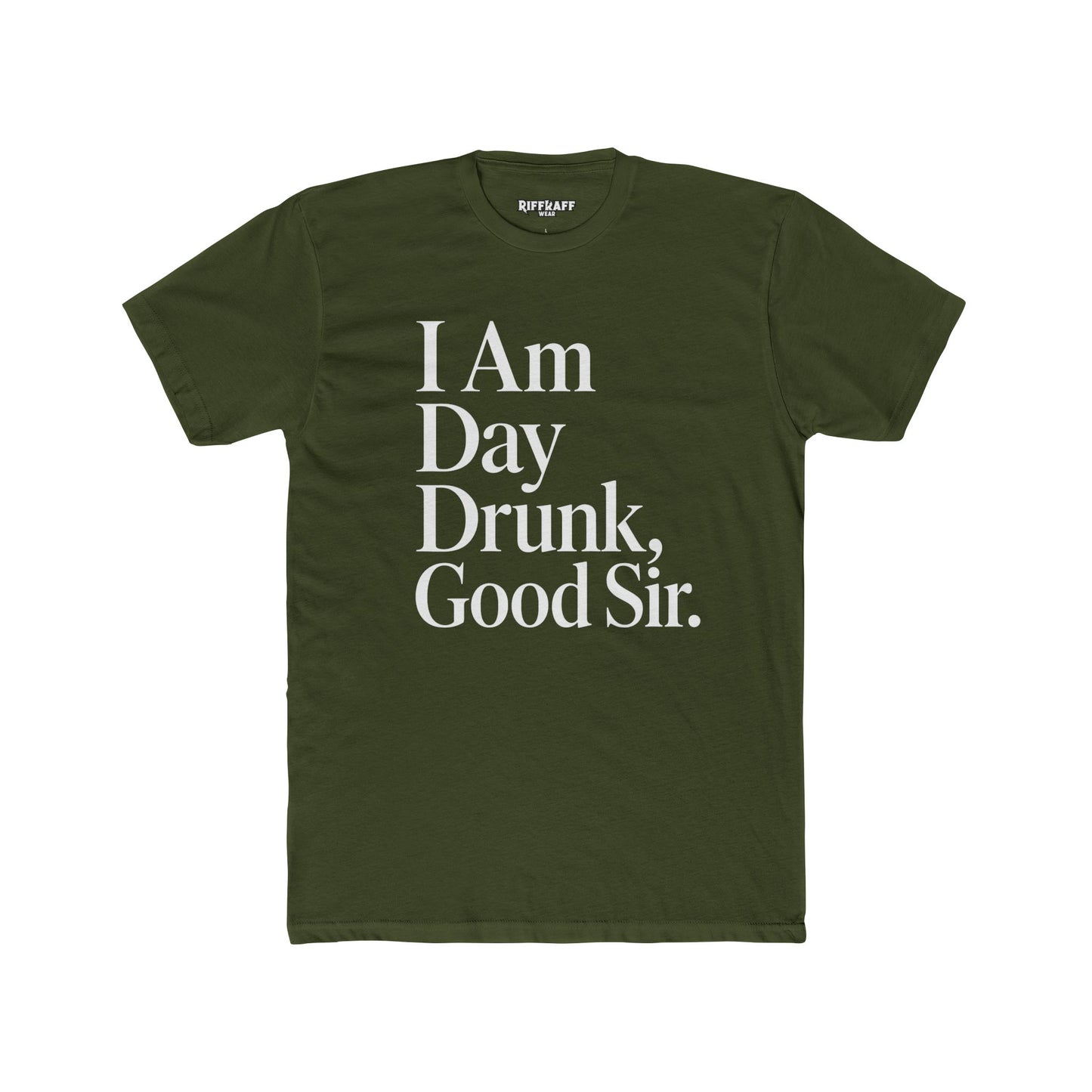 Funny Day Drunk Unisex Cotton Crew Tee – Perfect Gift for Party Lovers - Riff Raff Wear
