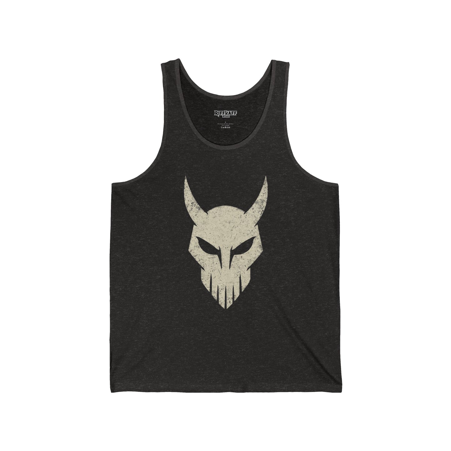 Unisex Jersey Tank with Bold Skull Design - Perfect for Casual Wear & Festivals - Riff Raff Wear