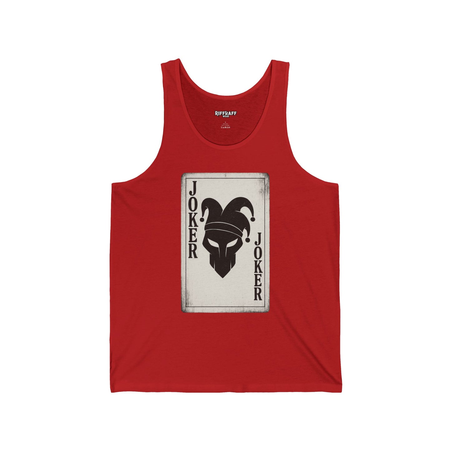 Joker Inspired Unisex Jersey Tank for Casual Style - REBEL REPUBLIC - Riff Raff Wear