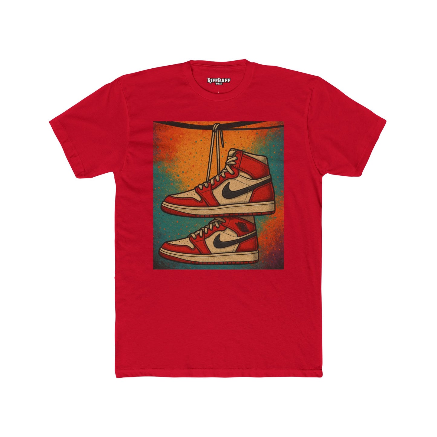 Urban Sneaker Art Tee, Vintage Streetwear, Unisex Graphic T-Shirt - Riff Raff Wear