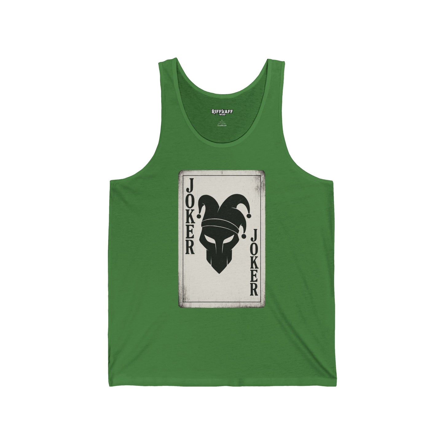 Joker Inspired Unisex Jersey Tank for Casual Style - REBEL REPUBLIC - Riff Raff Wear