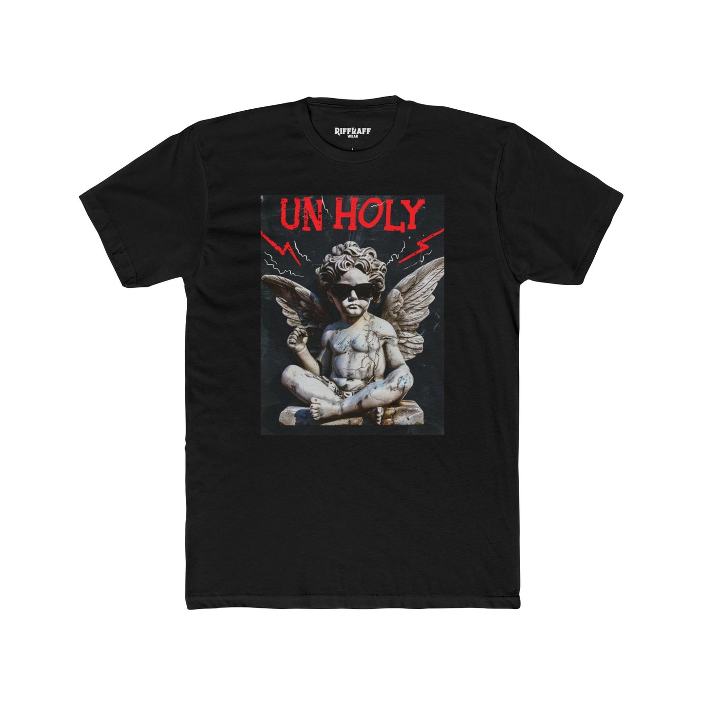 Unisex Cotton Crew Tee - Un Holy Graphic Tee for Bold Style - Riff Raff Wear