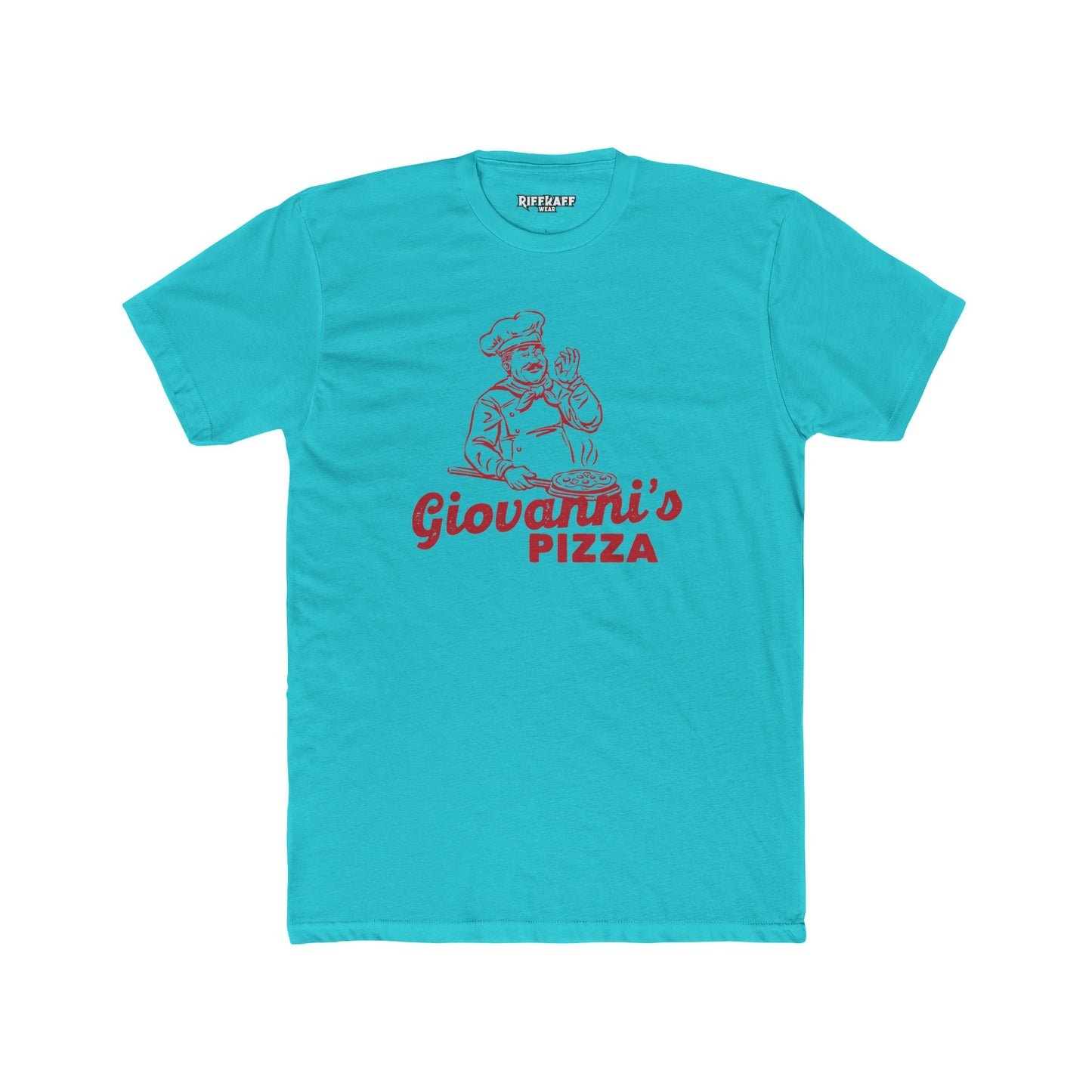 Unisex Cotton Crew Tee - Pizza Box - Riff Raff Wear