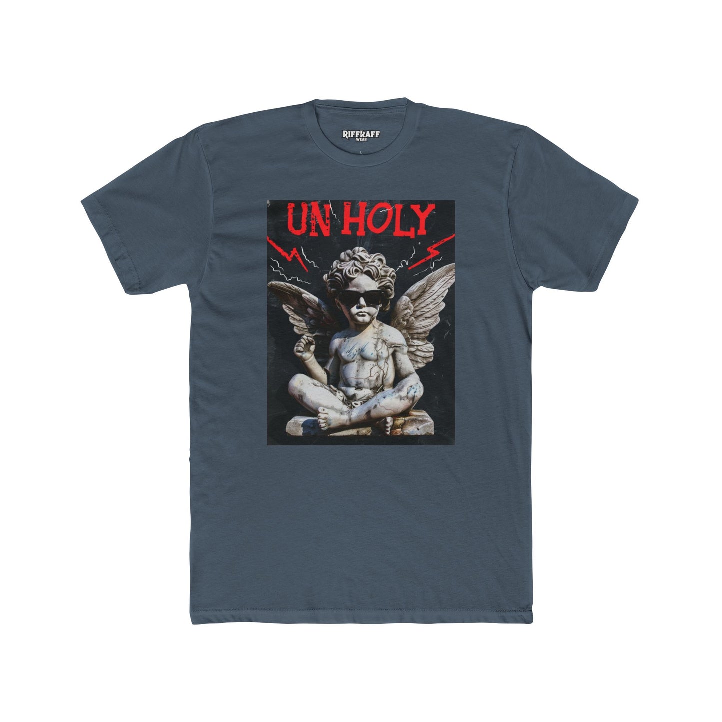 Unisex Cotton Crew Tee - Un Holy Graphic Tee for Bold Style - Riff Raff Wear