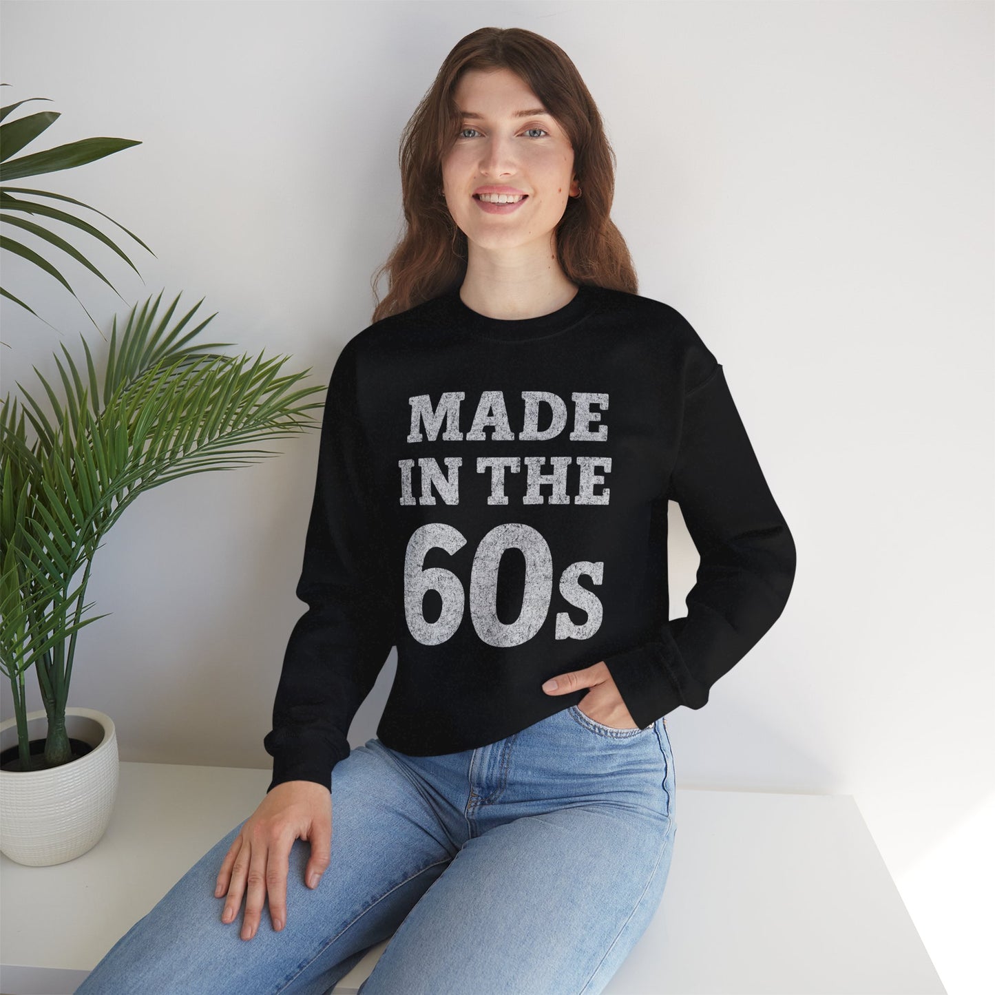 Vintage 60s Crewneck Sweatshirt - Retro Style Made in the 60s - Riff Raff Wear