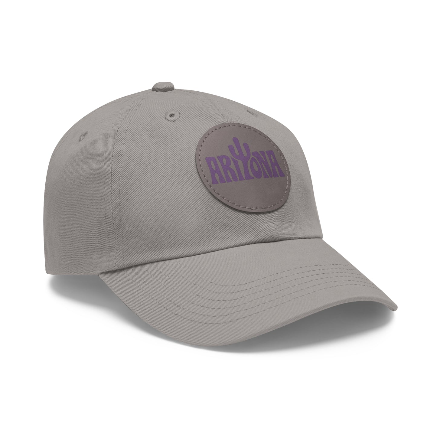 Arizona Dad Hat with Leather Patch - Casual & Stylish Cap