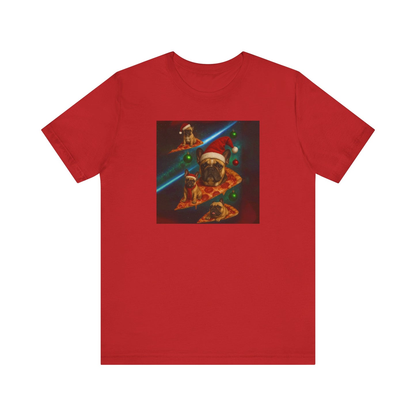 Festive Pet-Themed Short Sleeve Tee, Christmas Gift, Dog Lover Shirt, Holiday Humor T-Shirt, Fun Seasonal Fashion - Riff Raff Wear