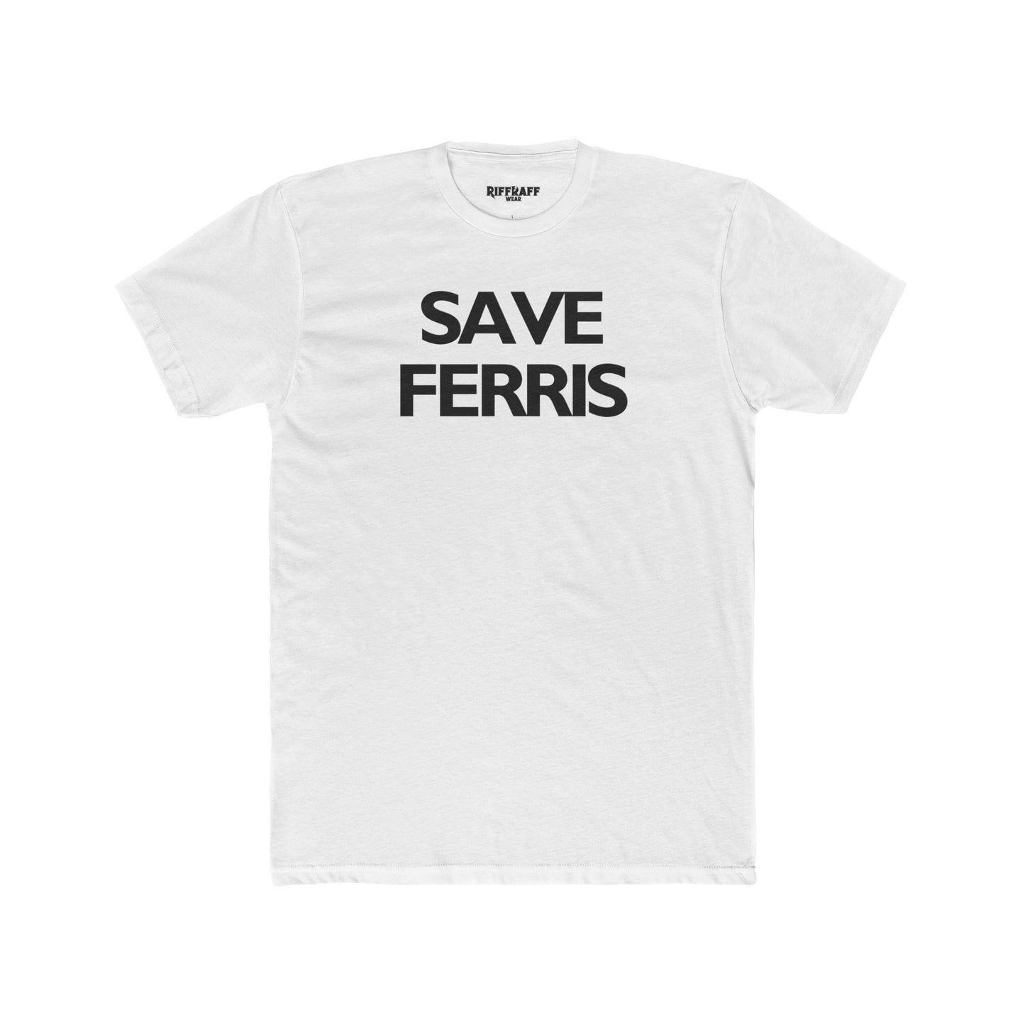 Vintage Style Save Ferris Unisex Cotton Crew Tee - Riff Raff Wear