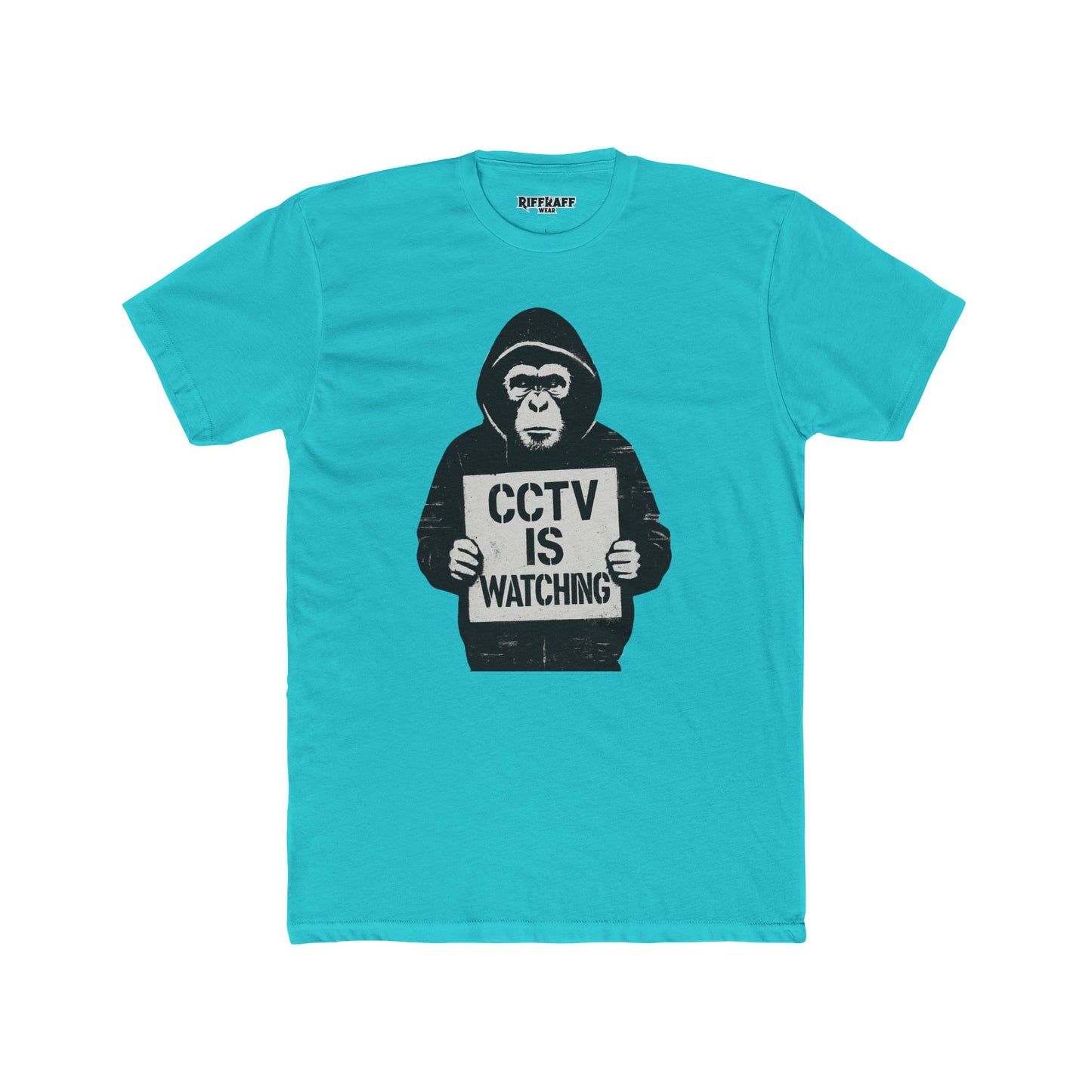 CCTV is Watching APE Unisex Crew Tee Casual Wear - Riff Raff Wear