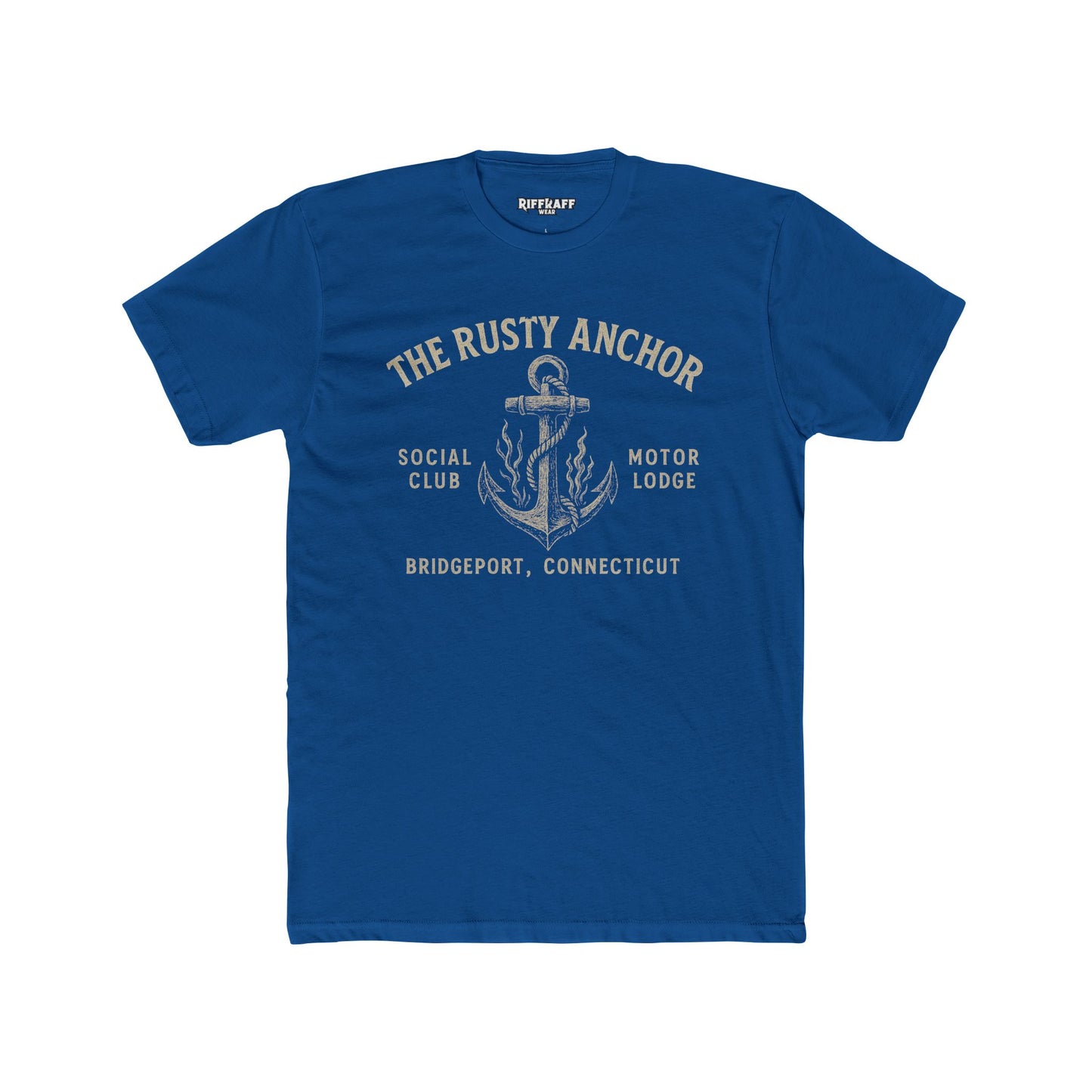 Rusty Anchor Unisex Cotton Crew Tee - Fun Nautical Humor Tee for Beach Lovers - Riff Raff Underground
