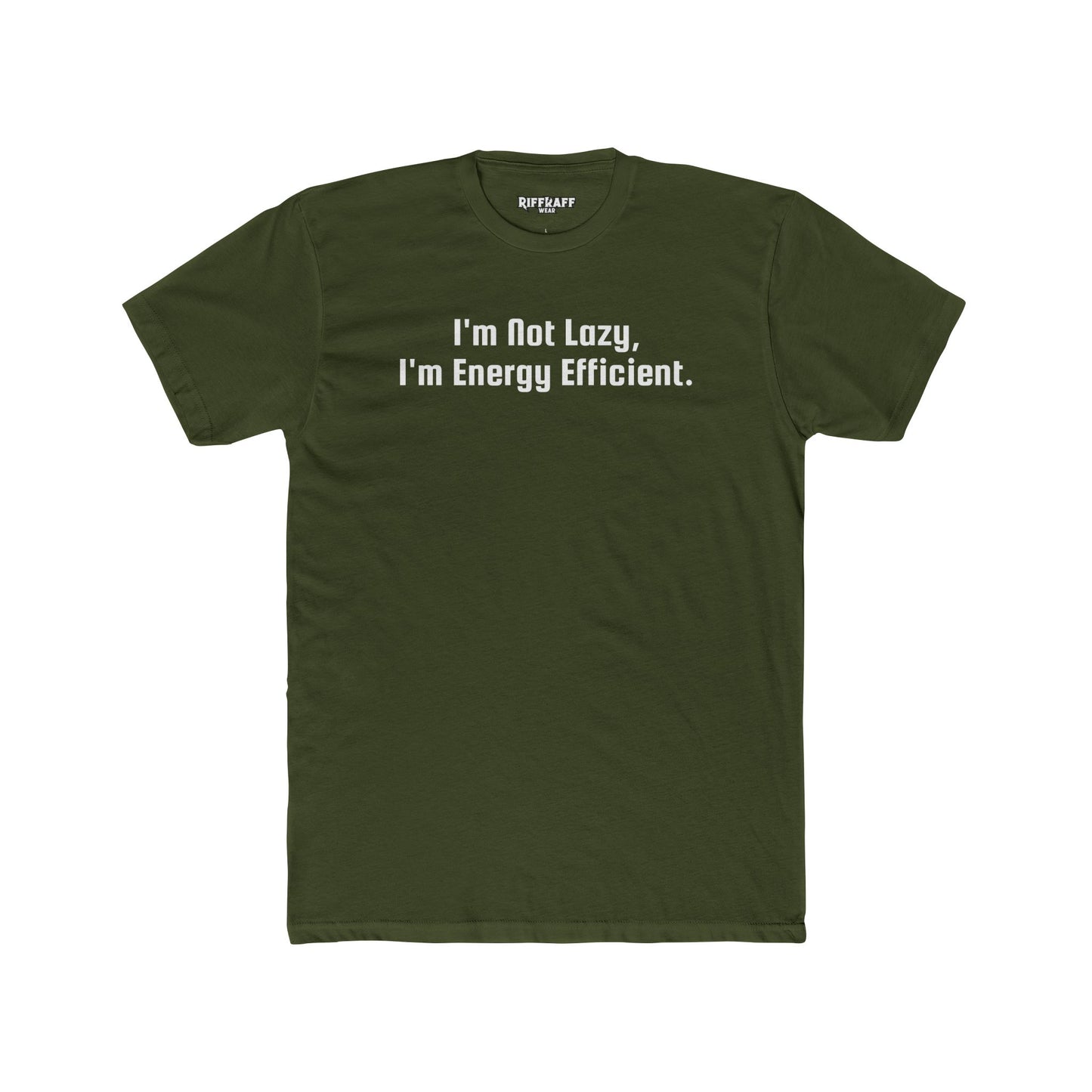 Energy Efficient Unisex Cotton Crew Tee -- Riff Raff Wear