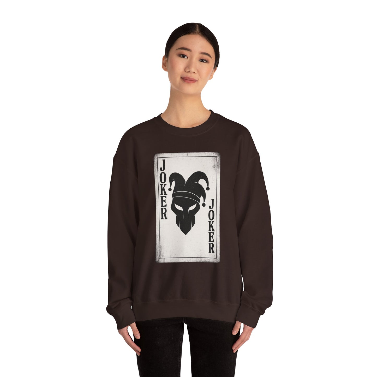 Joker Graphic Sweatshirt - Unisex Heavy Blend Crewneck - Riff Raff Wear