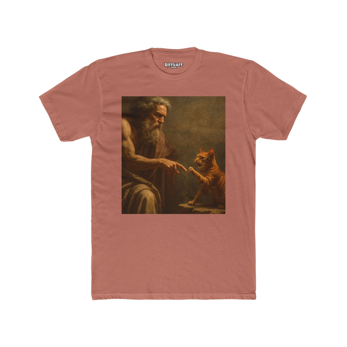 Artistic Cat and Creation Unisex Cotton Crew Tee - Riff Raff Wear