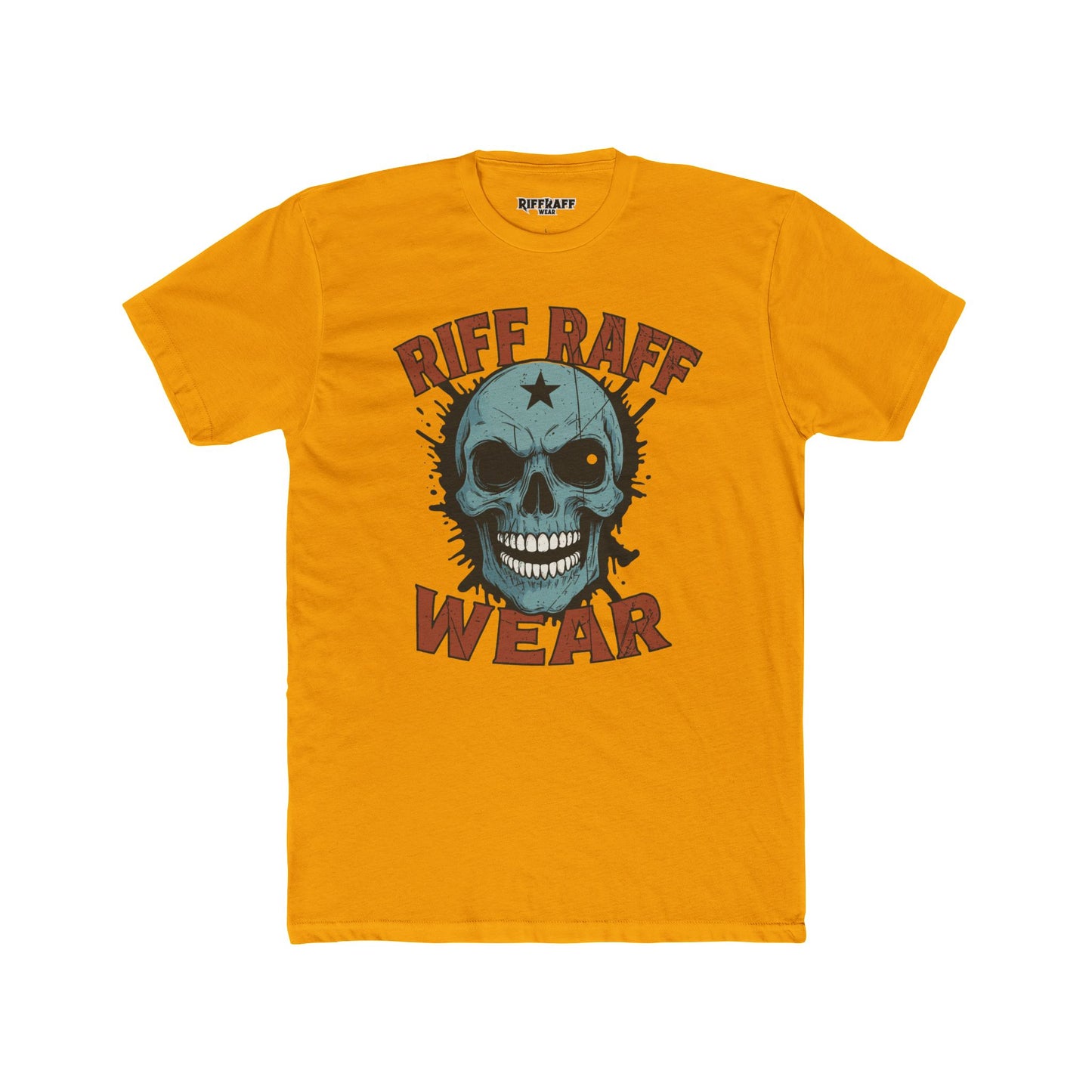 Skull Graphic Unisex Cotton Crew Tee Riff Raff Wear