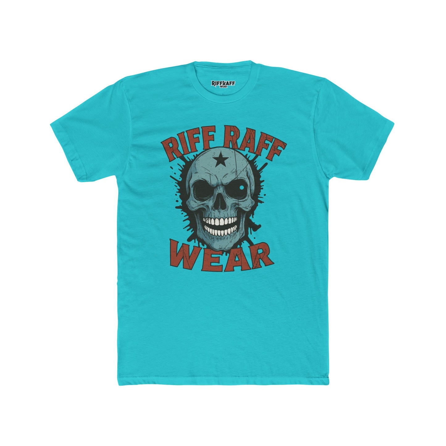 Skull Graphic Unisex Cotton Crew Tee Riff Raff Wear