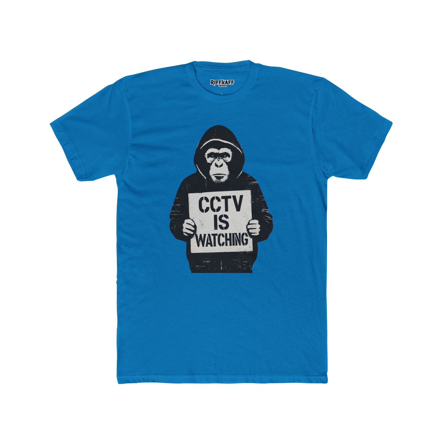 CCTV is Watching APE Unisex Crew Tee Casual Wear - Riff Raff Wear