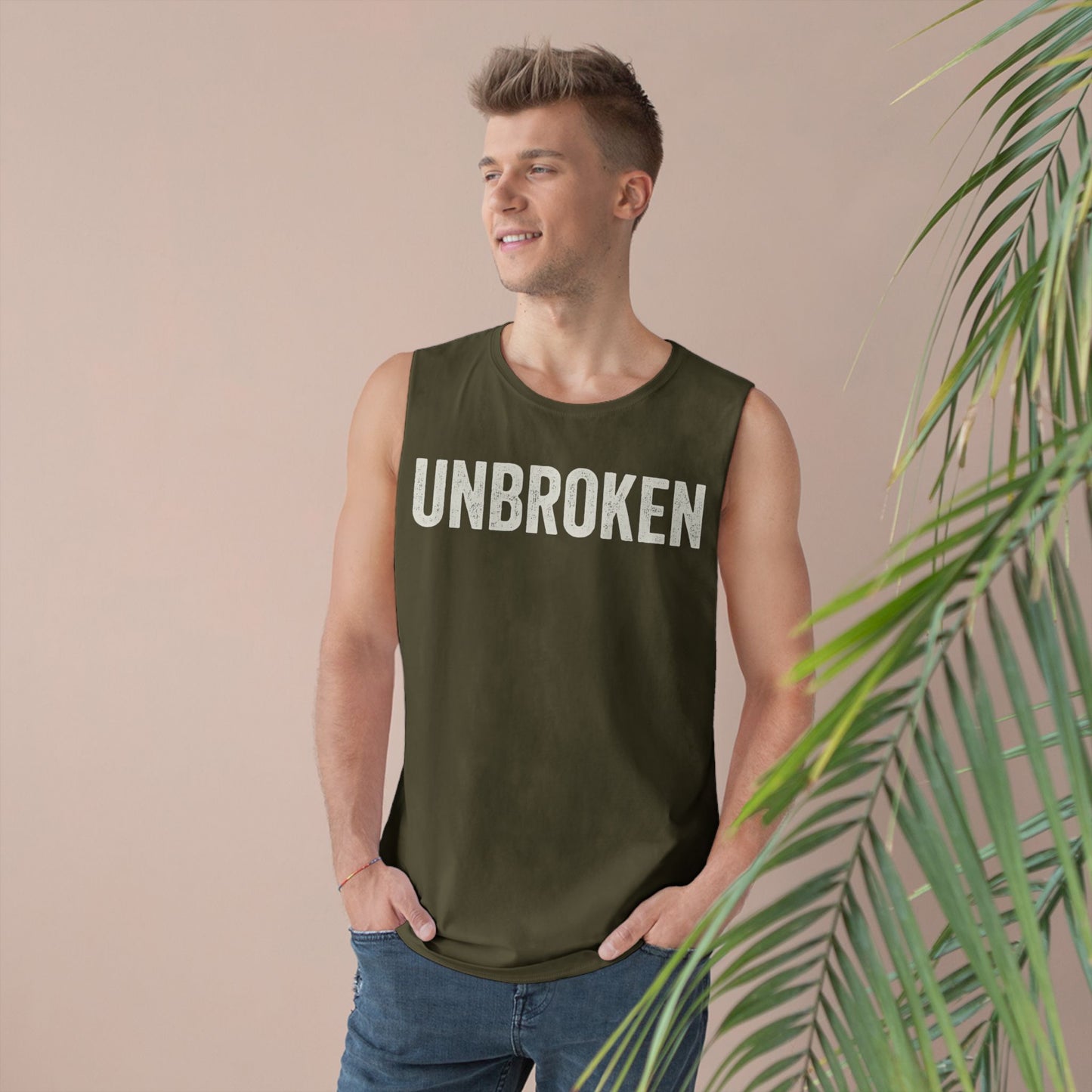 Unisex Unbroken Tank - Motivational Workout Apparel - Riff Raff Wear