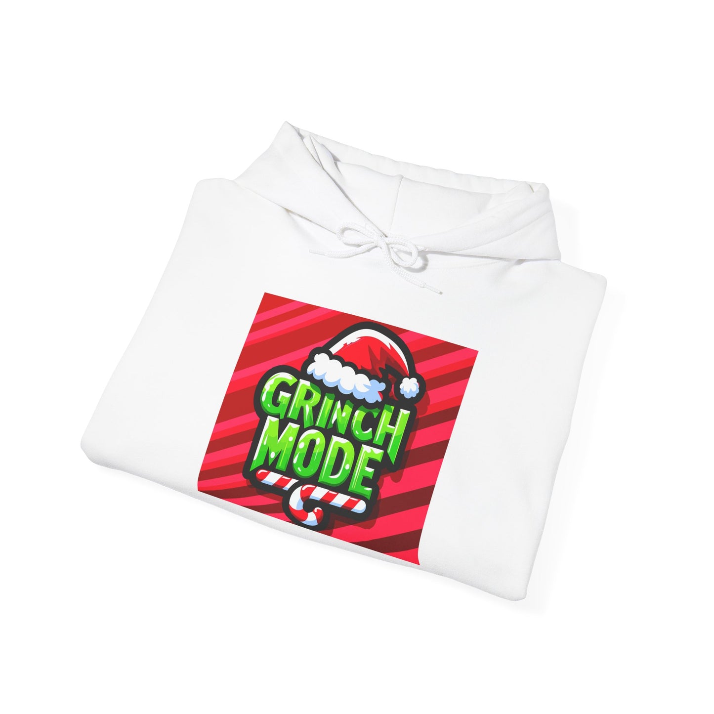 Festive Grinch Mode Hoodie - Cozy Holiday Apparel, Christmas Gift, Unisex Sweatshirt, Fun Winter Wear, Gift for Grinch Lovers - Riff Raff Wear