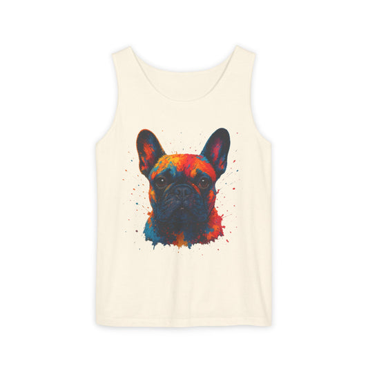 Vibrant French Bulldog Tank Top for Pet Lovers - Riff Raff Wear
