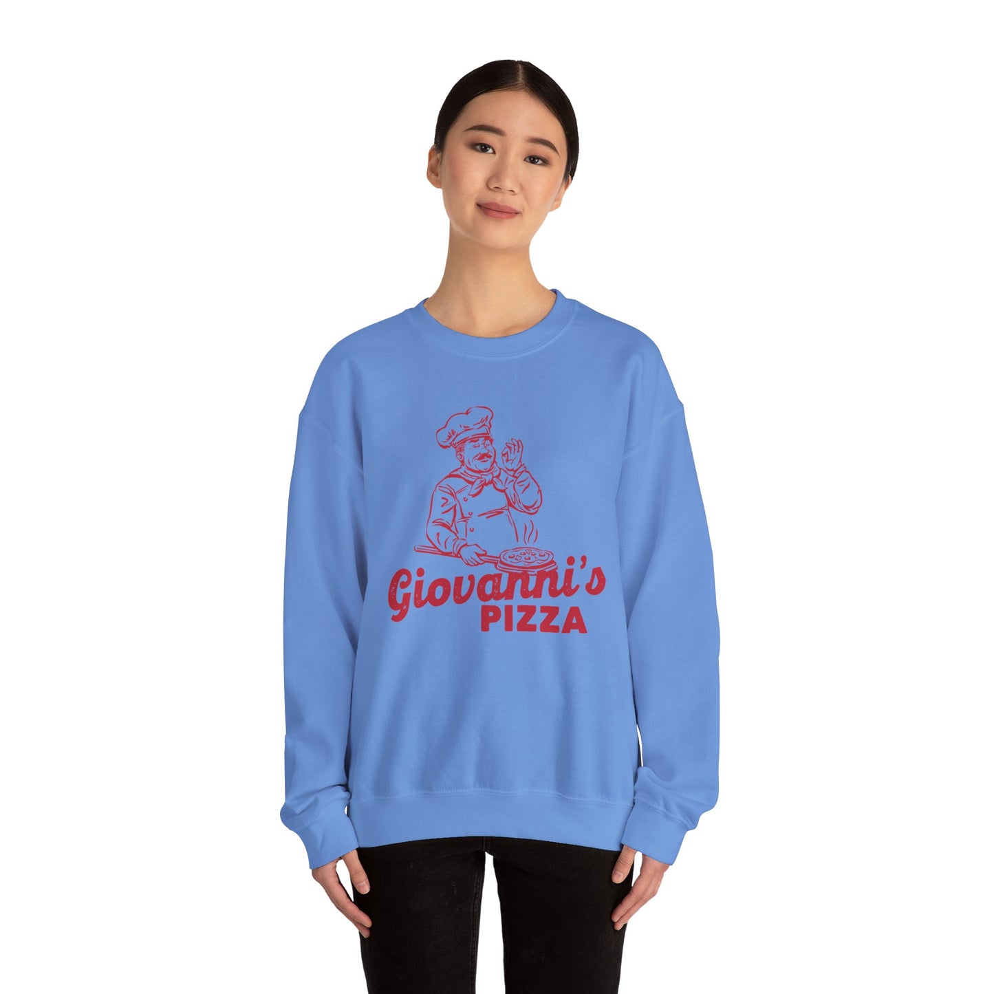 Giovanni's Pizza Unisex Crewneck Sweatshirt - Perfect for Pizza Lovers - Riff Raff Wear