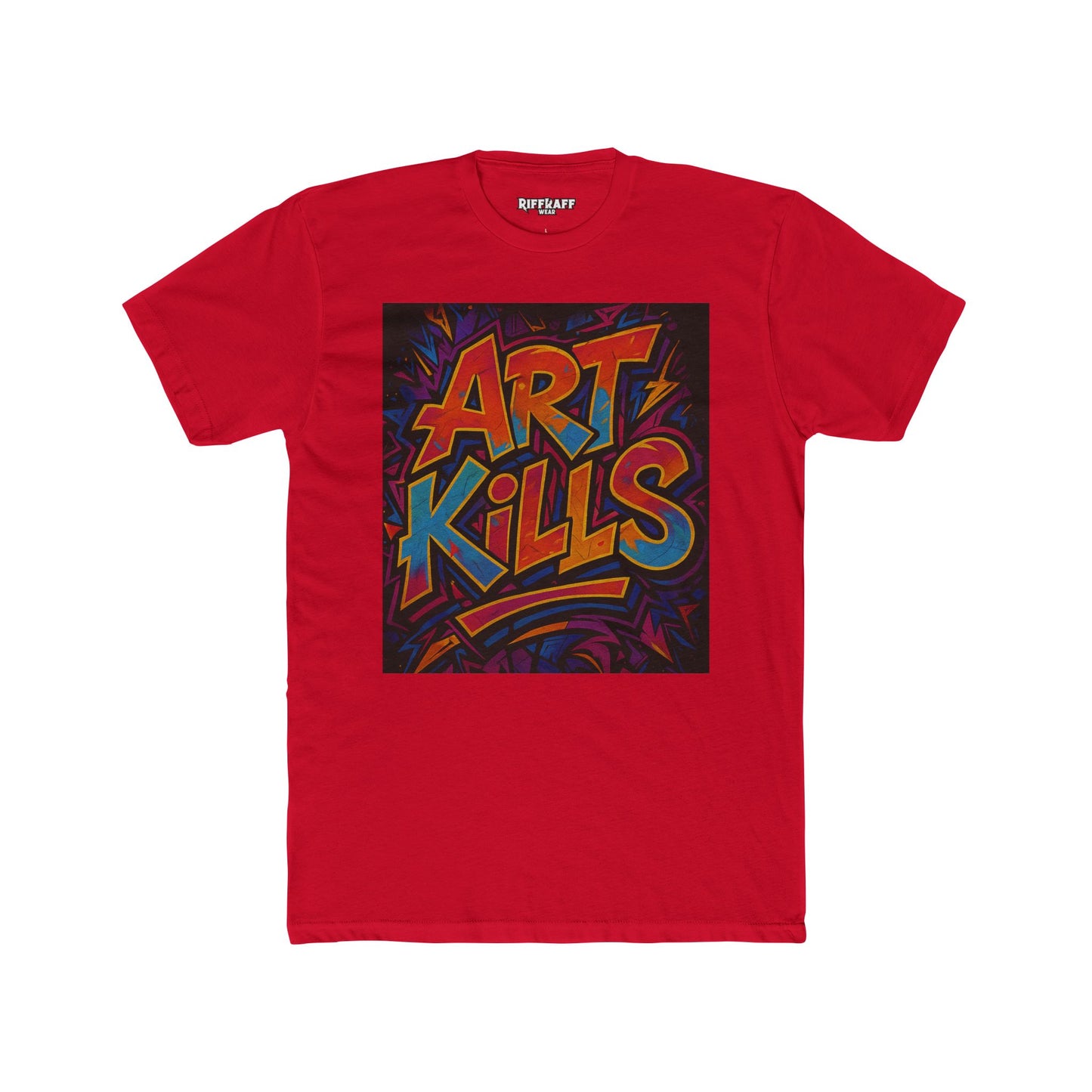 Art Kills Unisex Cotton Crew Tee - Creative Expression T-Shirt - Riff Raff Wear