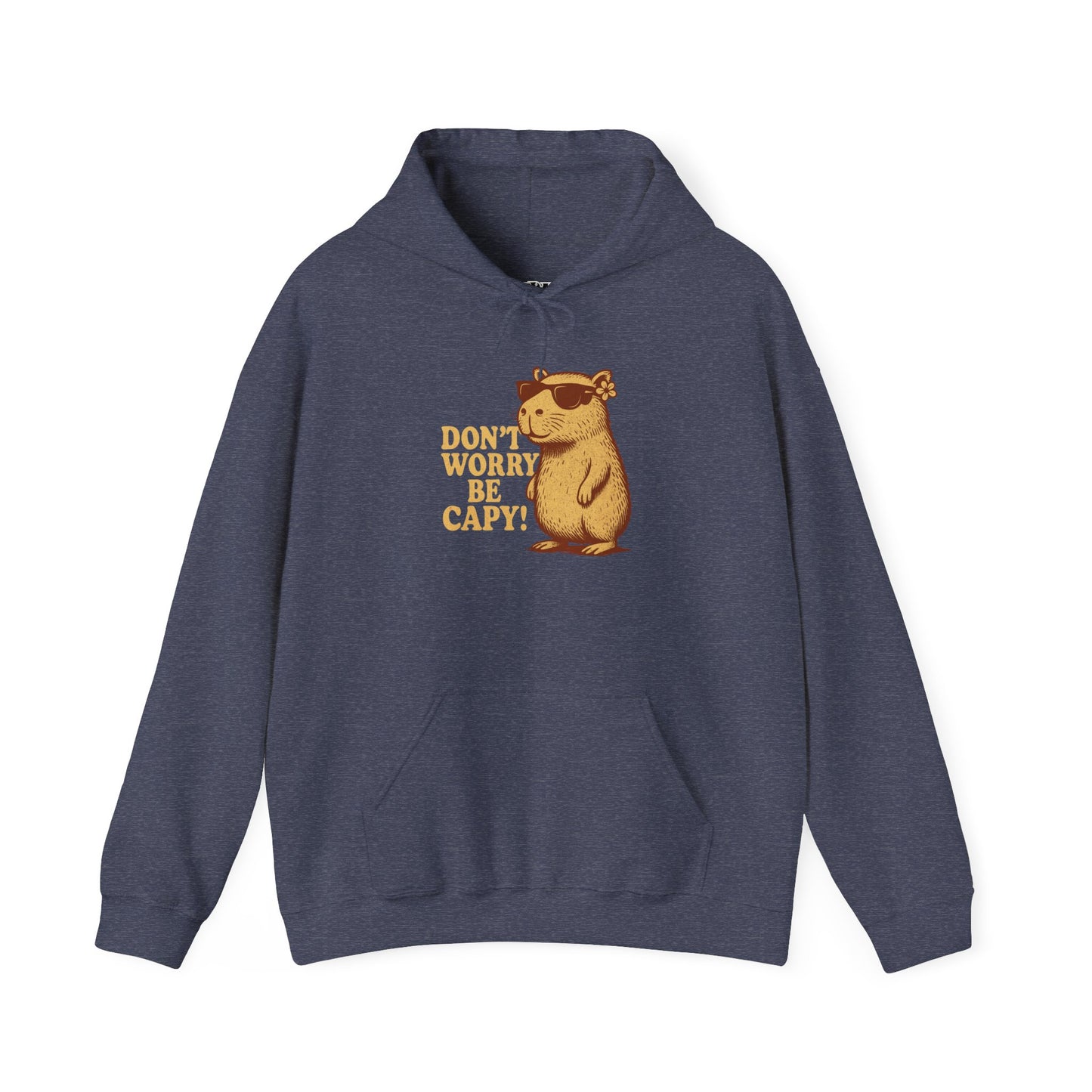 Don't Worry Be Capy! Unisex Hoodie - Cute Capybara Sweatshirt - Riff Raff Wear