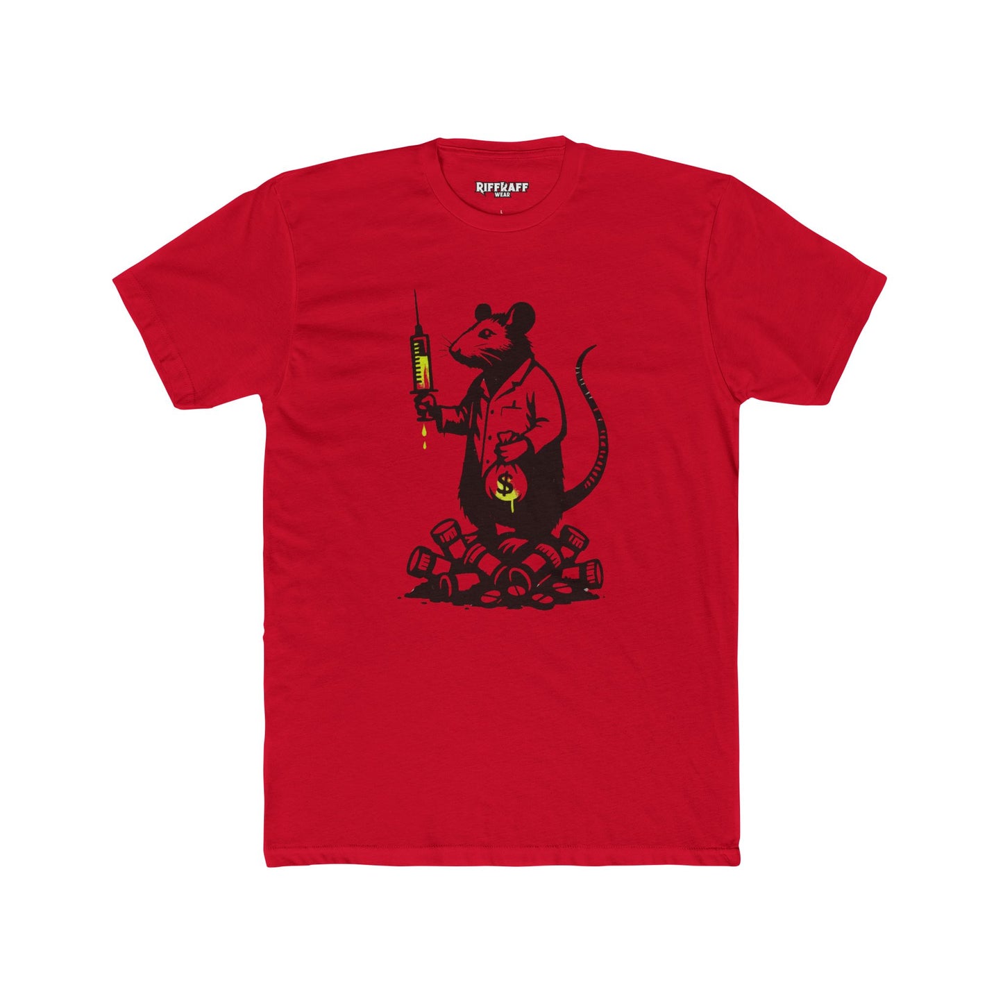 Rat Doctor Unisex Cotton Crew Tee - Statment T-Shirt - Riff Raff Wear