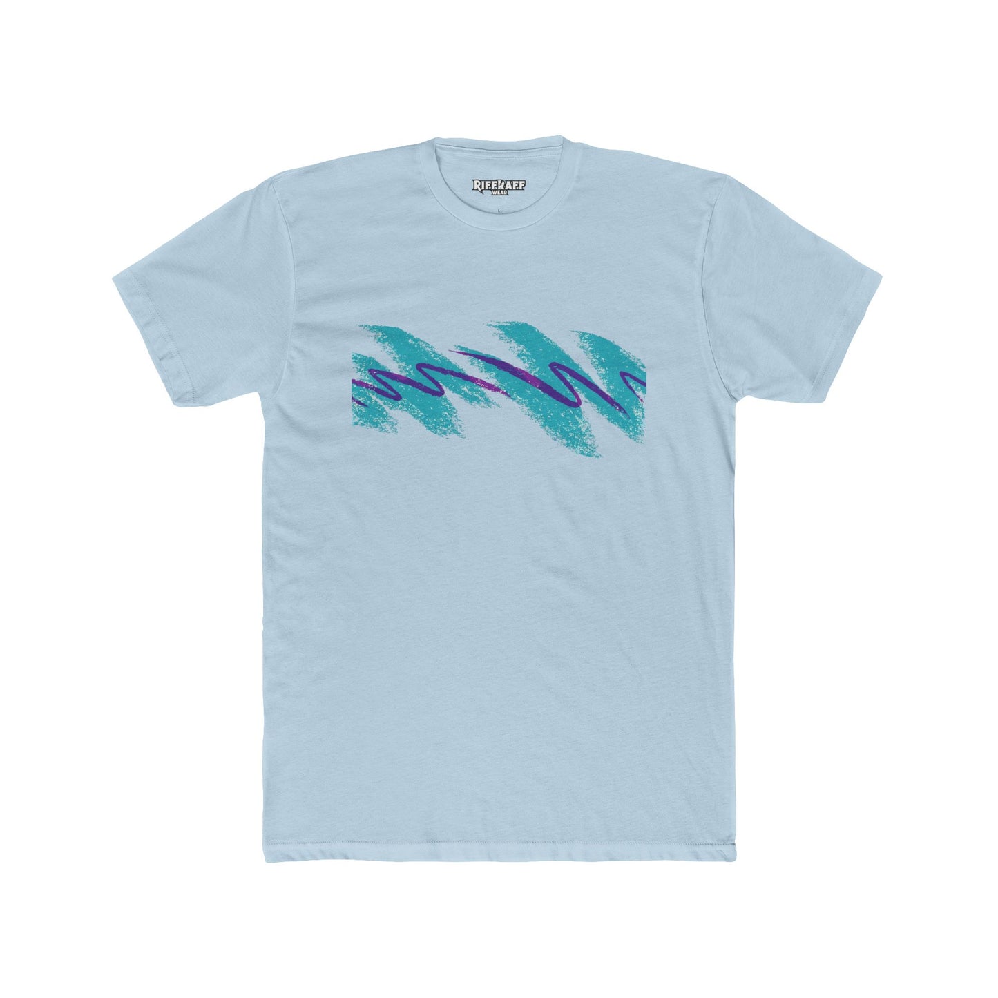 Retro Wave Unisex Cotton Crew Tee - Perfect for Casual Vibes - Riff Raff Wear