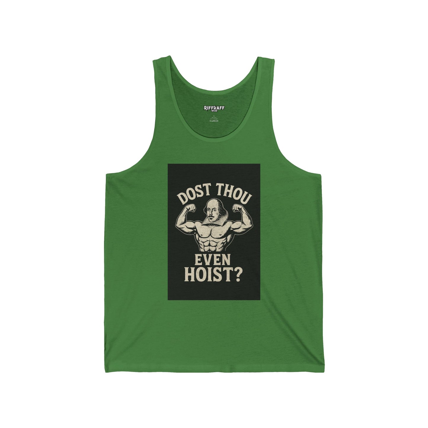 Dost Thou Even Hoist? - Unisex Jersey Tank for Fitness Enthusiasts - Riff Raff Wear