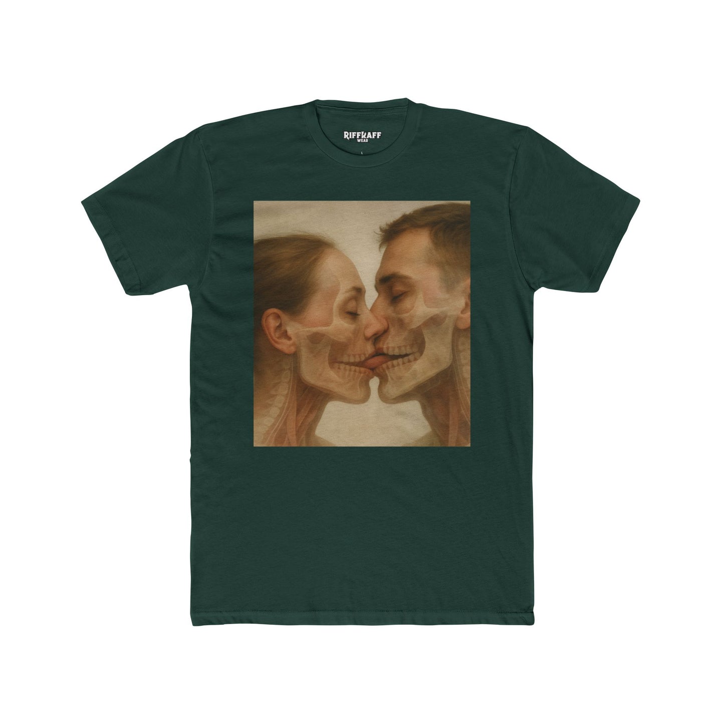 Romantic Skeleton Graphic Tee - Unisex Cotton Crew - Riff Raff Wear